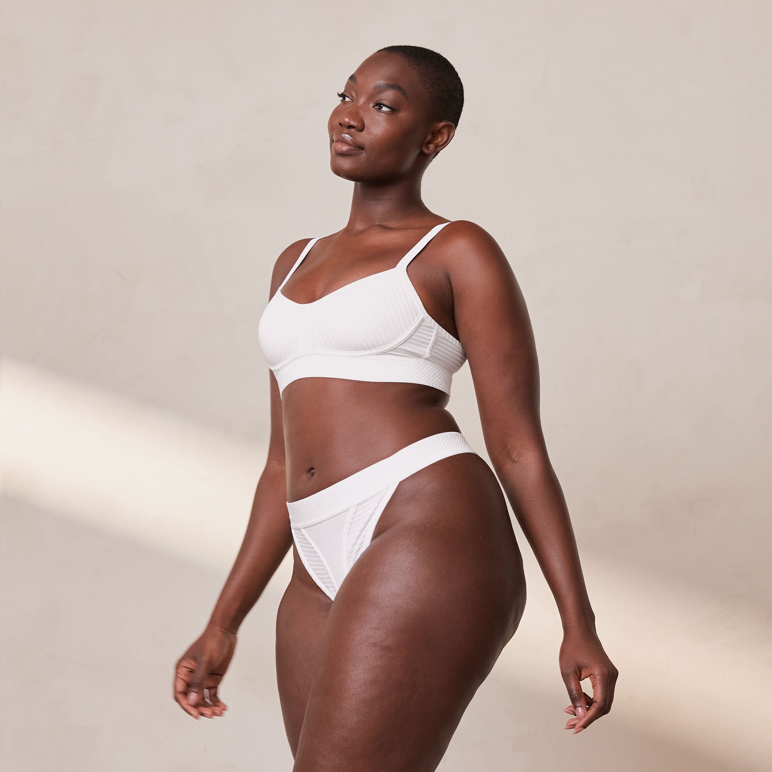 Bare Bra White - Seamless Comfort Wireless Bralette for Women | Perfect for Yoga, Lounge & Everyday Wear