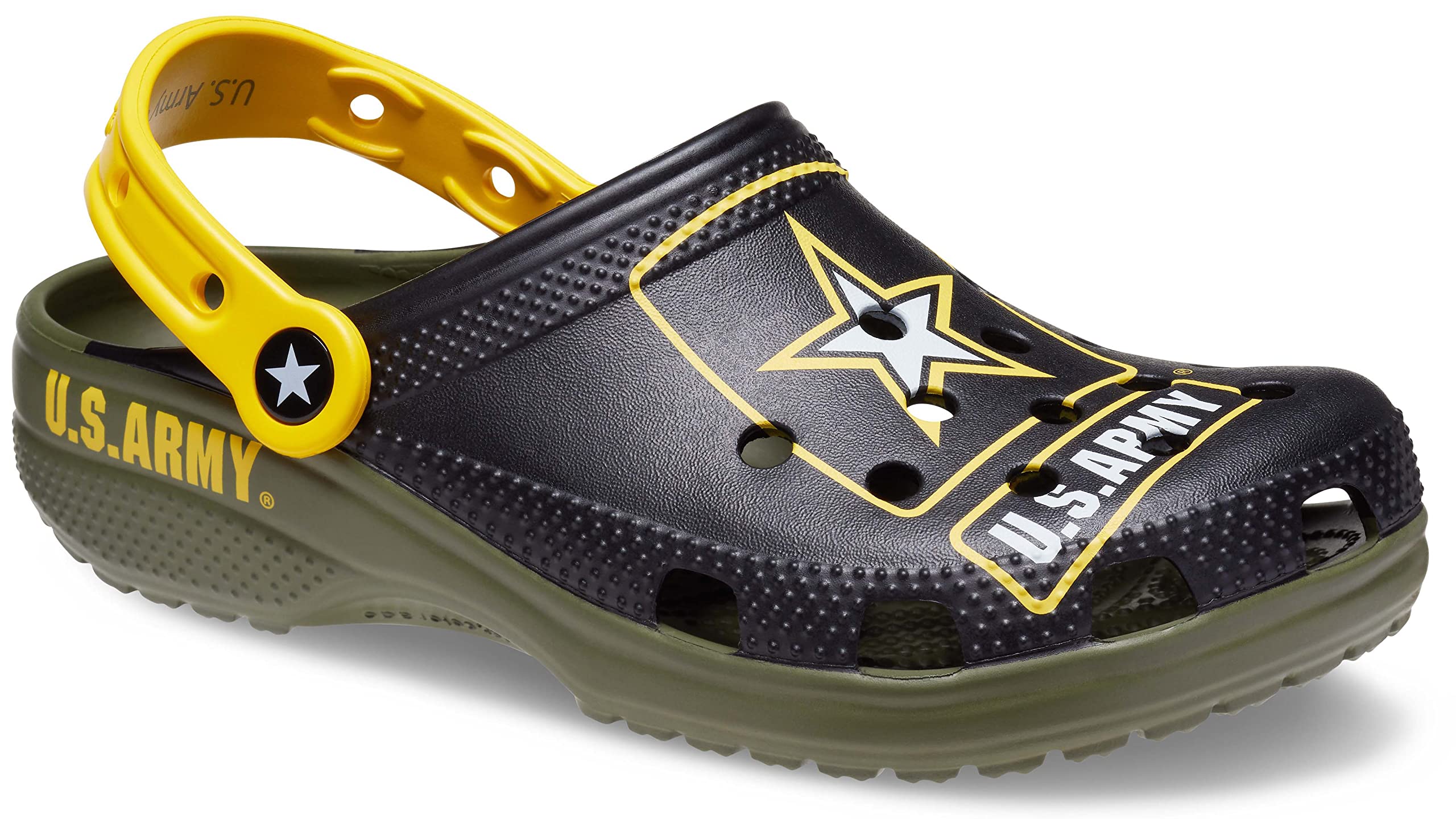 Crocs Unisex-Adult Classic United States Military Clogs - Comfortable & Durable Slip-On Shoes for Men & Women - Perfect for Military, Healthcare, Gardening & Casual Wear