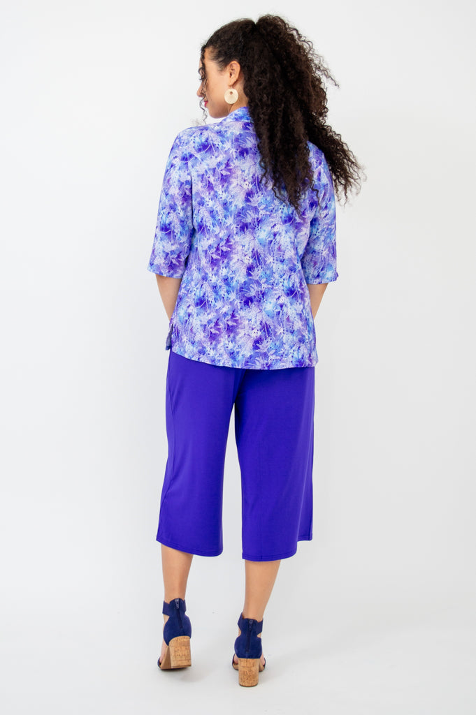 Lorine Blouse - Stylish Dot Print Linen Bamboo Shirt for Women | Perfect for Office Wear, Casual Outings & Summer Fashion