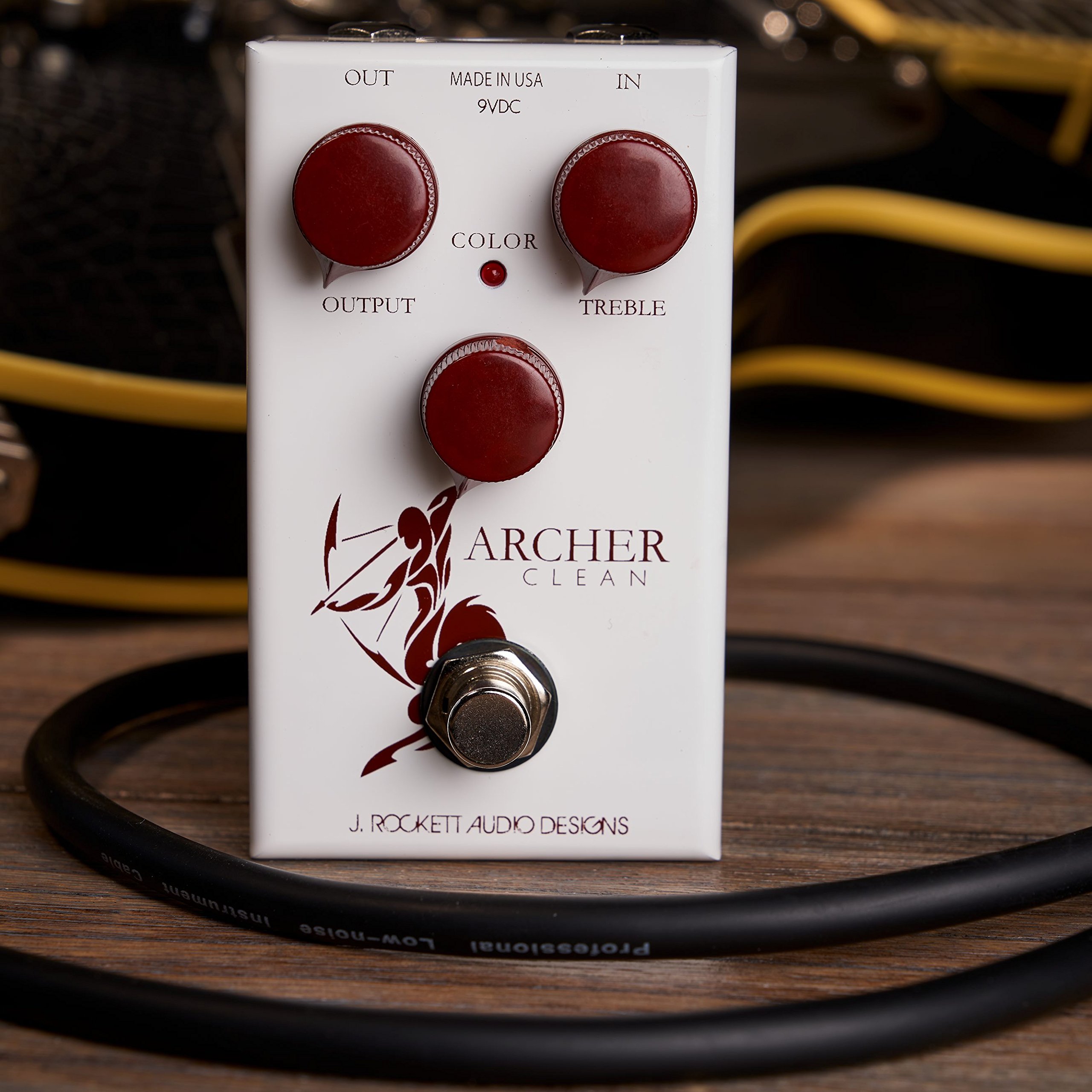 Tour Series Archer Clean Boost Guitar Effects Pedal - Premium Guitar Pedal for Enhanced Tone & Sustain - Perfect for Live Performances & Studio Recording
