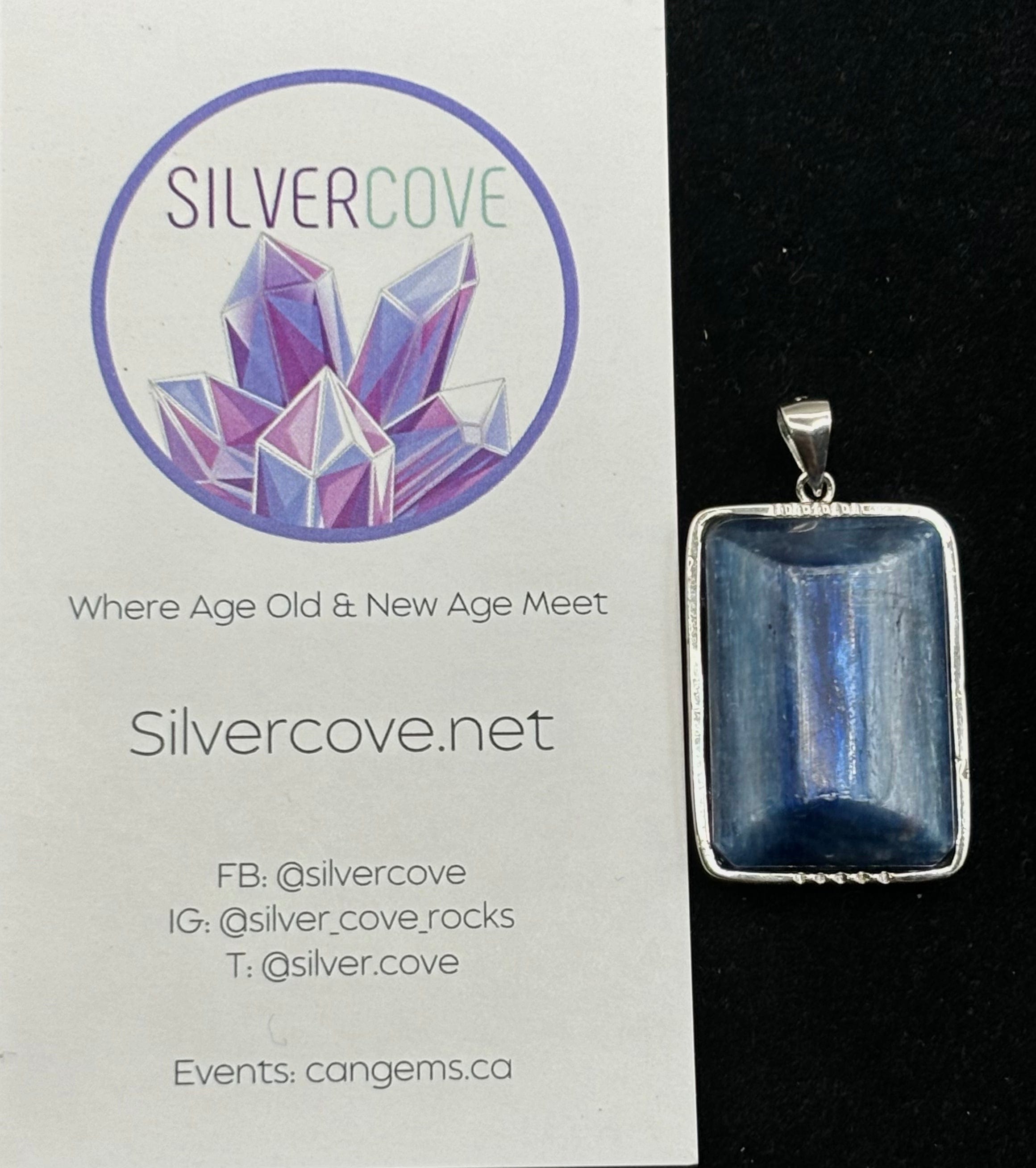 Natural Blue Kyanite Pendant Necklace - Healing Crystal Jewelry for Chakra Balancing & Energy Cleansing | Perfect for Meditation, Yoga & Spiritual Healing