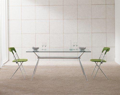 Midj Brioso Modern Dining Table - Stylish & Durable for Kitchen, Dining Room & Small Spaces