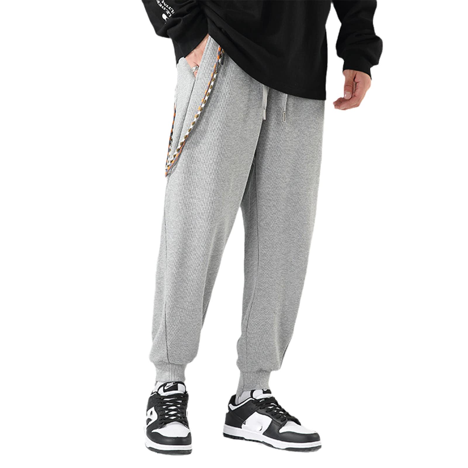 Men's Sweatpants - Comfortable Joggers for Men, Casual Sports Pants, Grey Athletic Trousers for Running, Gym & Lounge Wear | Perfect for Workout, Travel & Relaxation