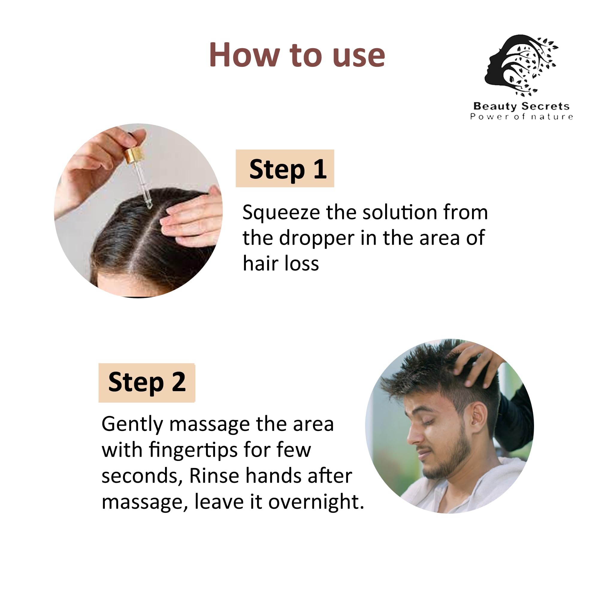 Beauty Secrets Saw Palmetto Hair Growth Serum for Women & Men - 30ml Natural Hair Loss Treatment with Redensyl, Biotin & Rosemary Oil | Stimulates Faster Growth, Reduces Hair Fall | Perfect for Thinning Hair & Scalp Care