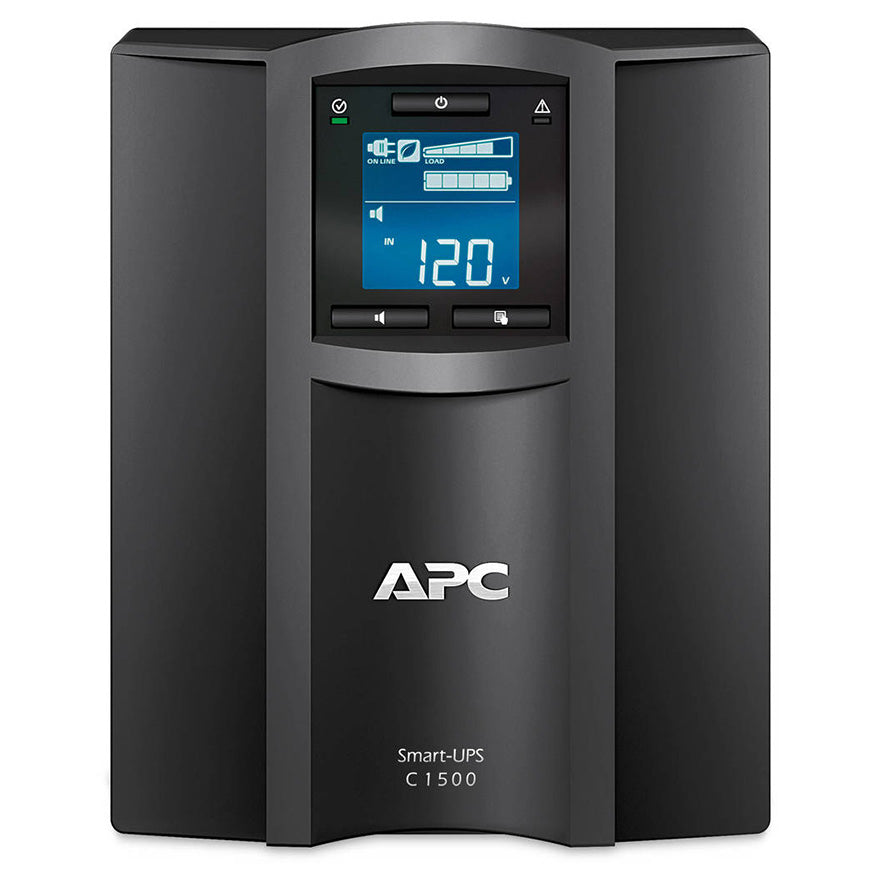 APC SMC1500C Smart UPS 1500VA 120V LCD Battery Backup & Surge Protector with SmartConnect - Reliable Power Protection for Home Office, Network Equipment & Electronics