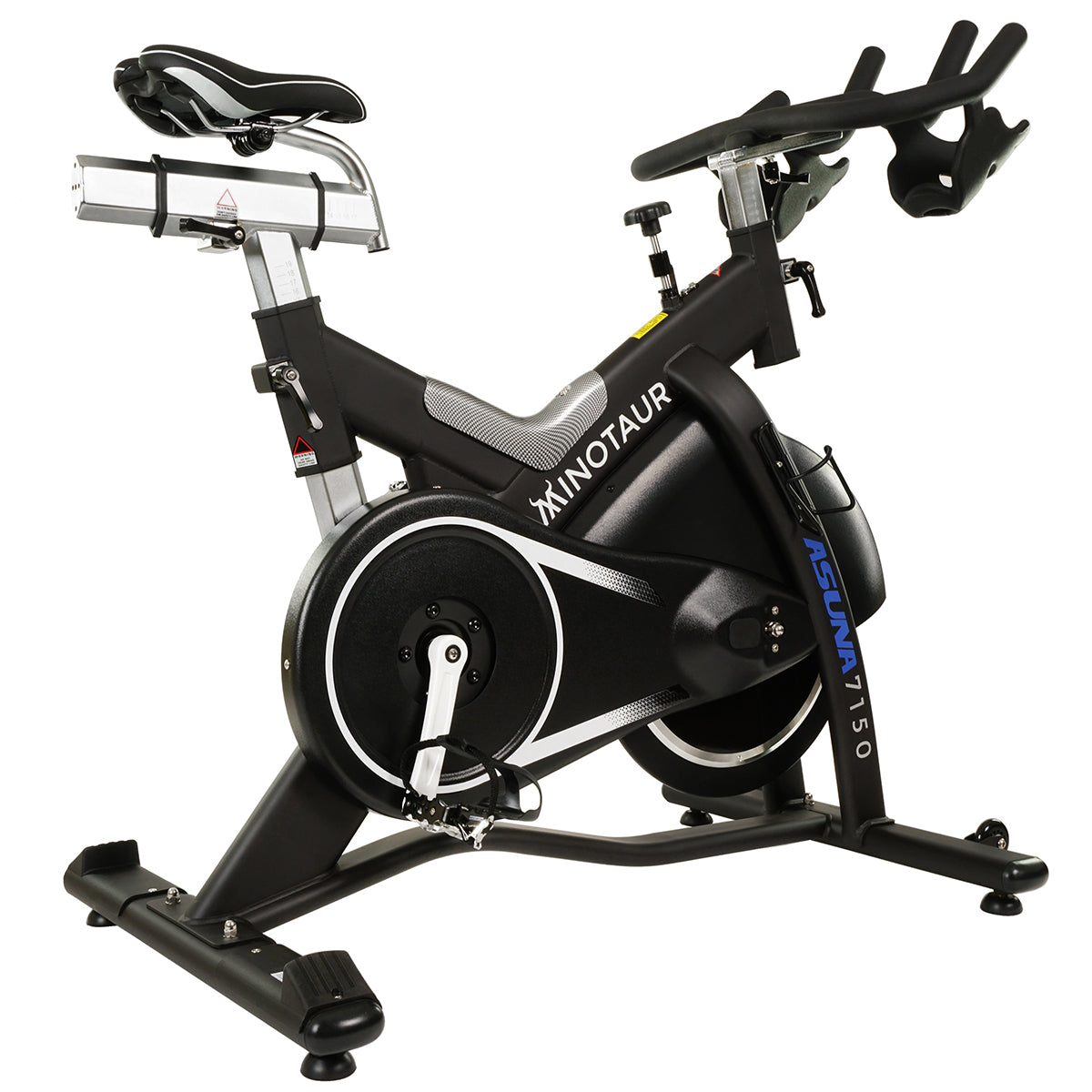 Asuna Minotaur Magnetic Belt Drive Stationary Exercise Bike - 350 lbs Weight Capacity, Quiet & Smooth Workout for Home Gym, Cardio Training, and Indoor Cycling
