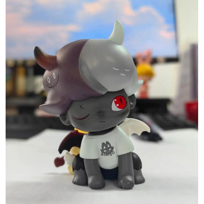 DIMOO No One's Gonna Sleep Tonight Series Little Devil Action Figure - Cute Collectible Vinyl Toy for Anime Fans, Home Decor & Gift Giving