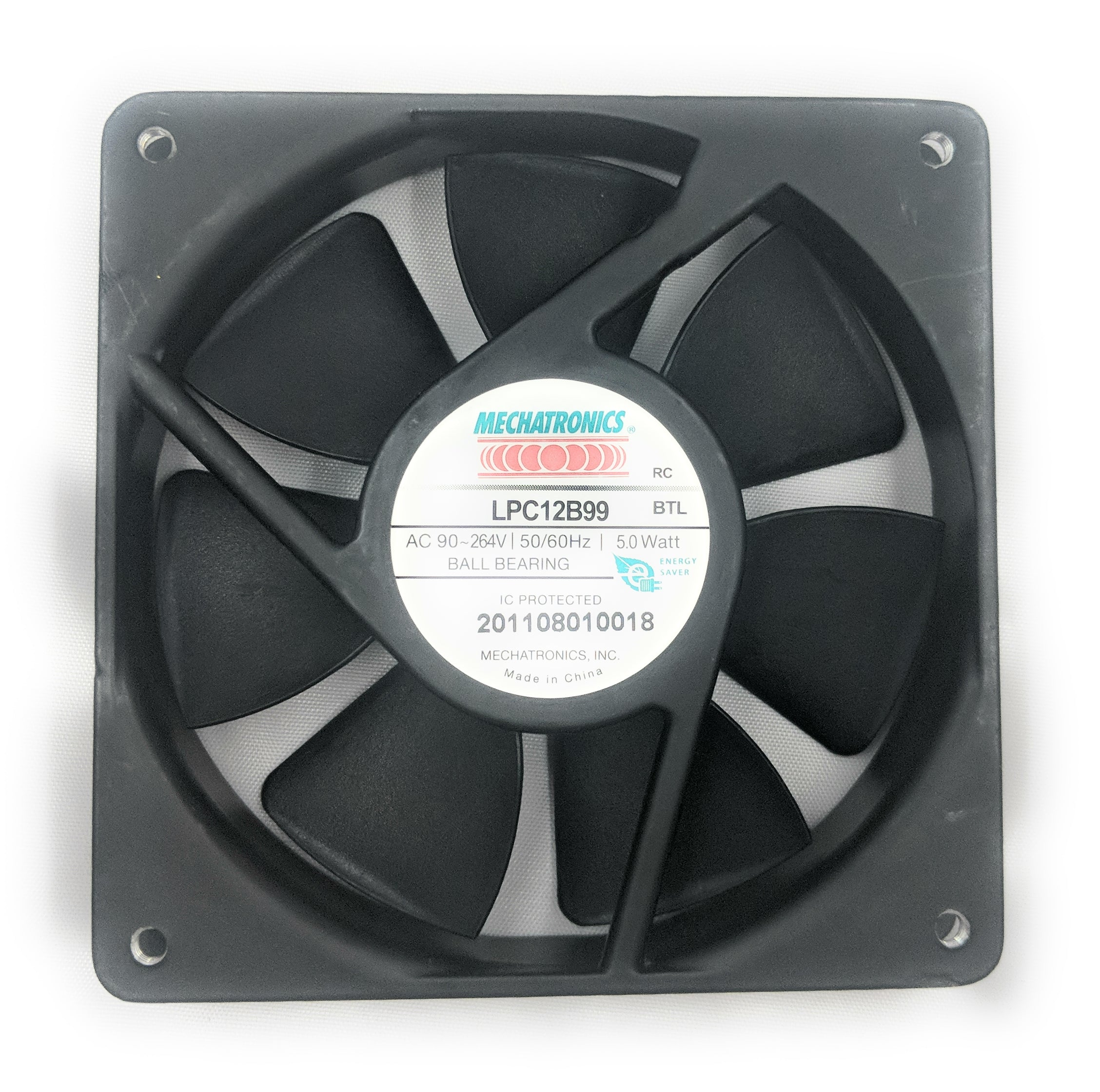 120mm High Speed Cooling Fan (120x120x25mm) - Mechatronics LPC12B99-BTLR - Perfect for PC Cooling, Gaming Rigs & Server Cabinets