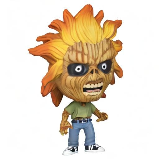 Funko Pop! Rocks: Iron Maiden Eddie Action Figure - Collectible Vinyl Pop Music Merchandise for Fans | Perfect for Display, Gifts, and Music Memorabilia Collections