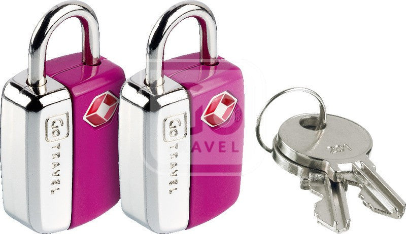 Go Travel Mini Glo Travel Lock - TSA Approved Luggage Lock with LED Light for Suitcases, Backpacks & Carry-On Bags - Secure Your Belongings During Travel, Camping & Night Use