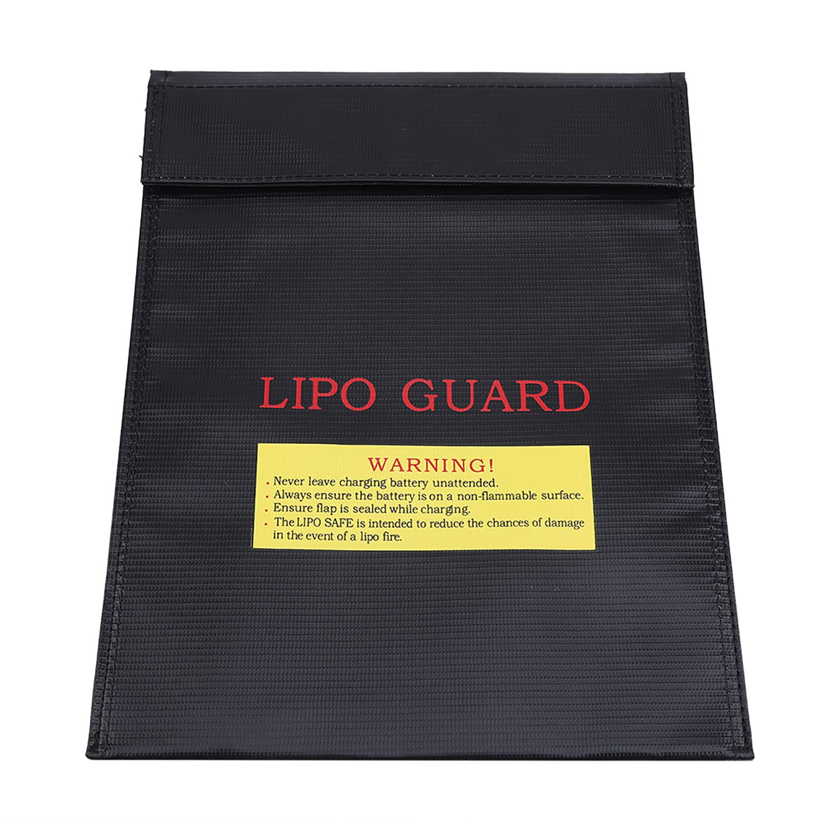 Fireproof Document Bag - Fire & Water Resistant Safe Storage Pouch for Files, Money, LIPO Batteries - Explosion Proof & Secure Storage Solution (Large, Black) - Perfect for Home, Office & Travel Emergency Protection