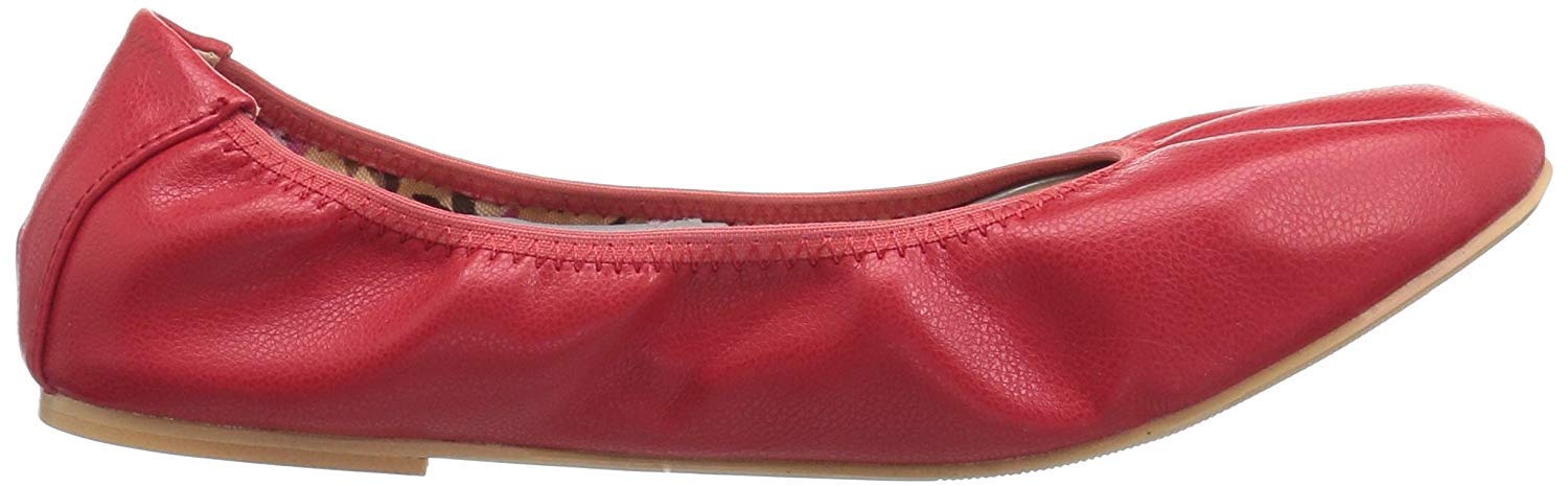 Journee Collection Women's Comfortable Ballet Flats - Lightweight Slip-On Shoes for Work, Travel & Everyday Wear