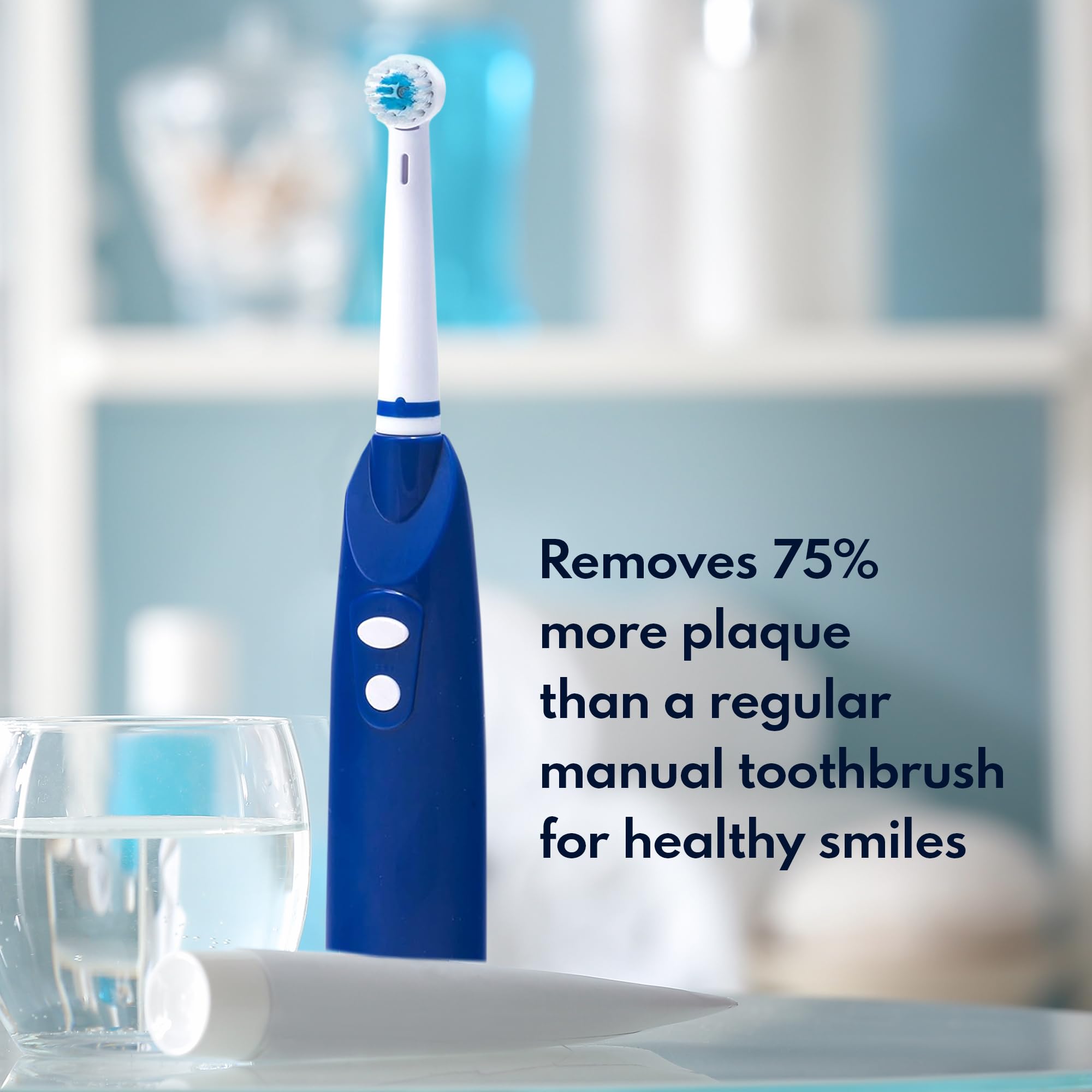 Rechargeable Electric Toothbrush for Adults & Kids - Battery Powered, Soft Bristles, 2-Minute Timer - Perfect for Travel, Home & Daily Oral Care