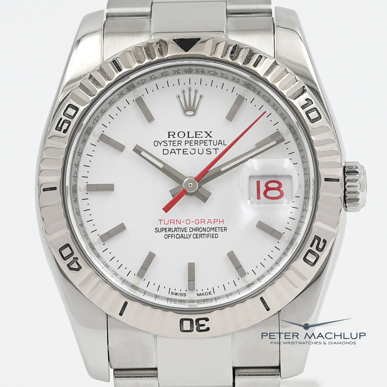 Rolex Datejust 36 Stainless Steel Watch - 2007 Model - Luxury Automatic Timepiece for Men - Perfect for Business, Formal Events & Collectors
