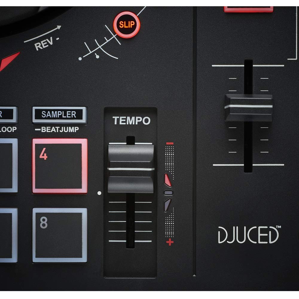 Hercules DJ Controller Professional Mixer - Black (Model 4780883) for DJs, Music Producers & Live Performances