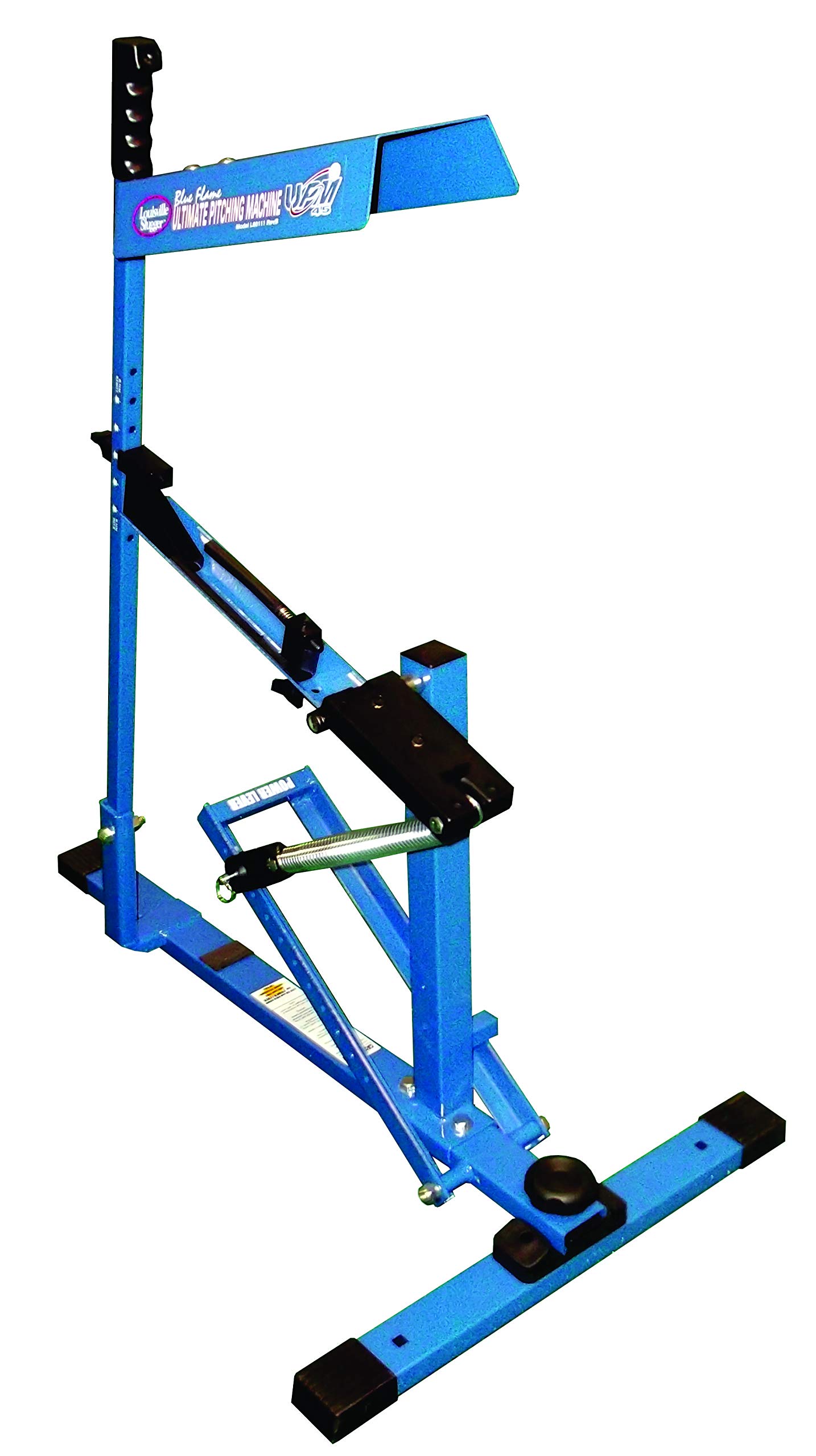 Louisville Slugger Blue Flame Baseball Pitching Machine for Training & Practice – Perfect for Batting Drills, Softball, and Baseball Practice at Home or Field