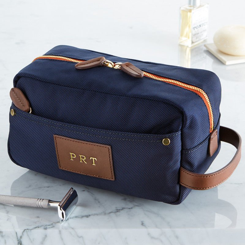 Personalized Dopp Kit for Men - Custom Travel Toiletry Bag with Name - Perfect for Gym, Camping & Business Trips