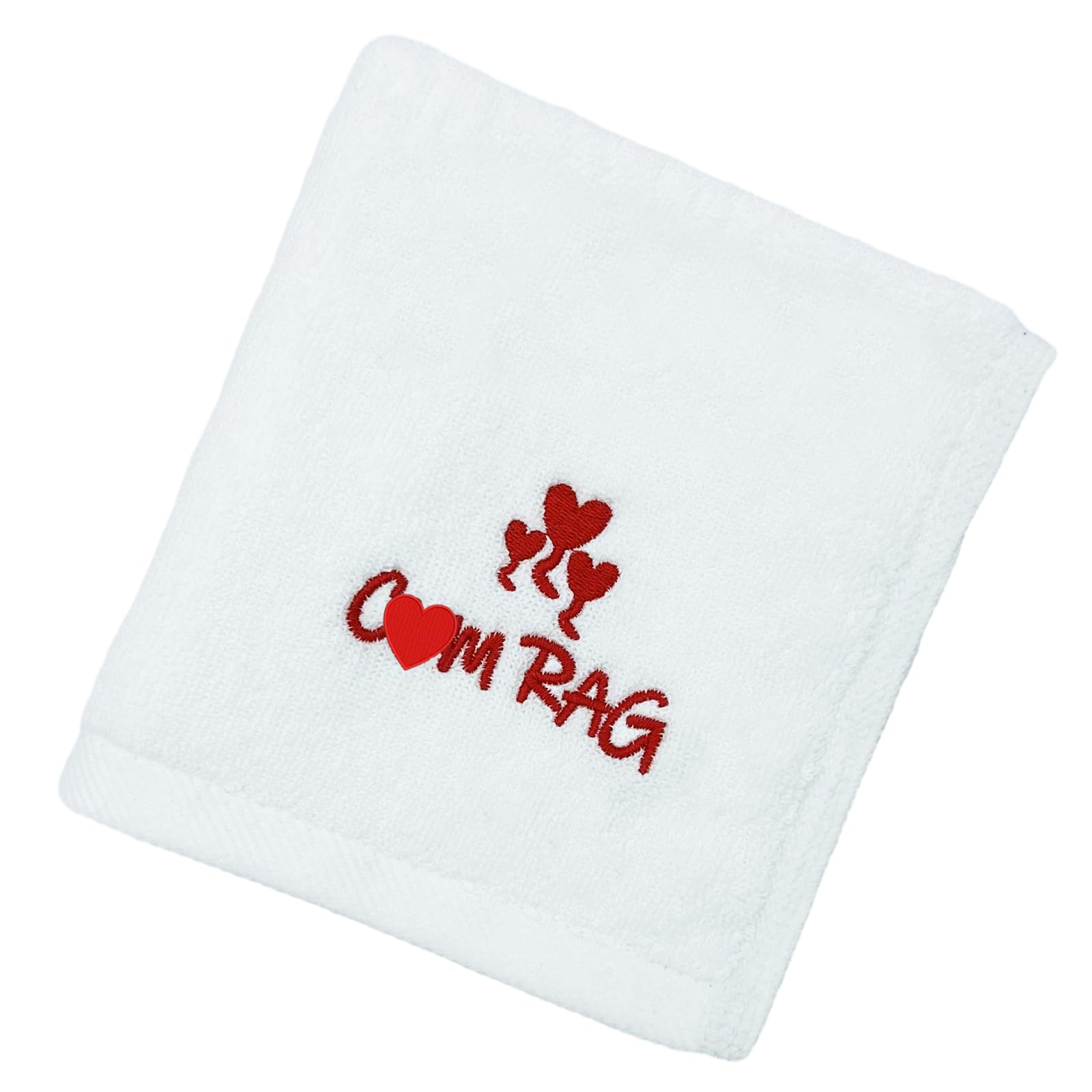 Funny Embroidered Cotton Hand Towel - Gag Gift for Men & Boyfriend - Valentine & Anniversary Gift for Couples