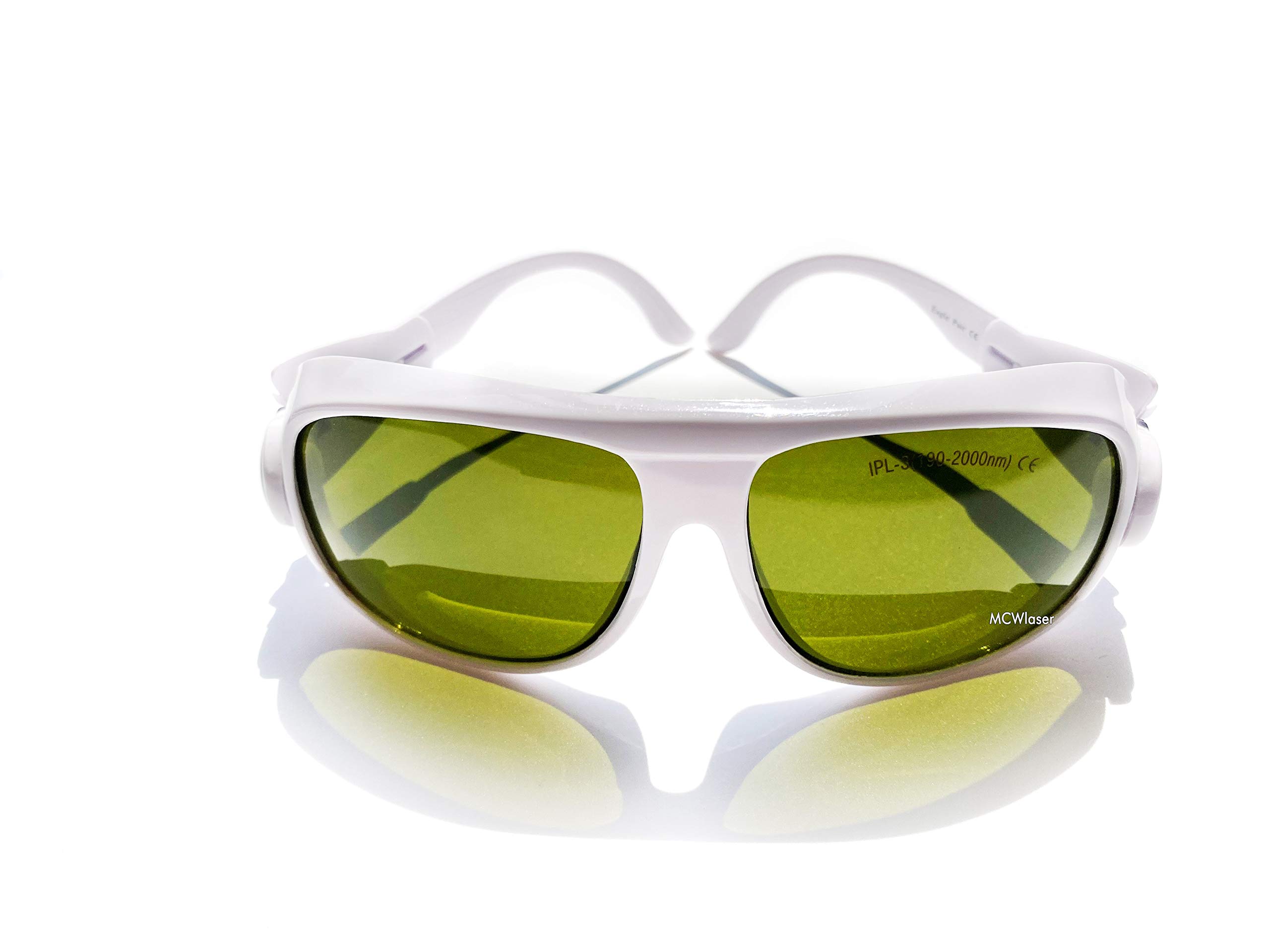 MCWlaser IPL Laser Safety Glasses 190nm-2000nm - Professional Eye Protection Goggles for Hair Removal, Laser Cosmetology & Photon Light Therapy - Ideal for Beauty Operators & IPL Treatments