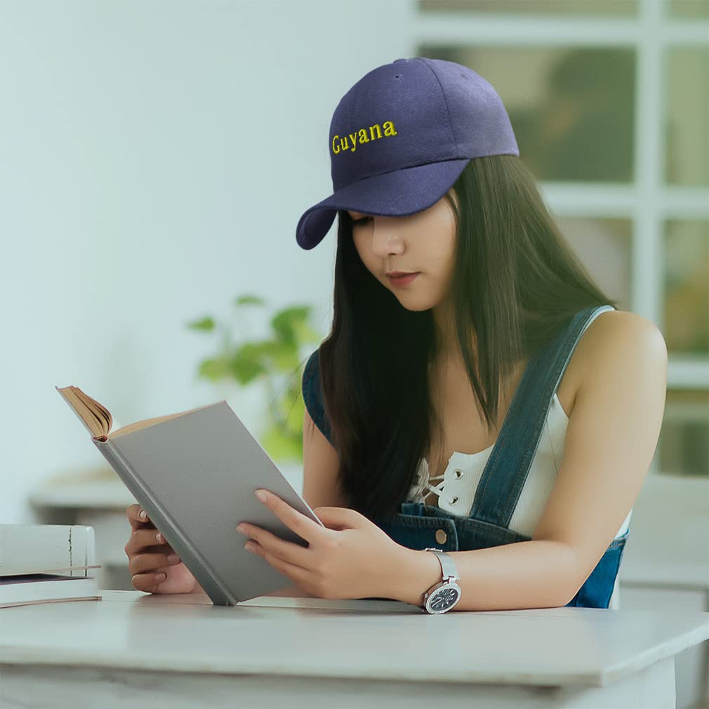 Stylish Guyana Love Acrylic Baseball Cap for Men & Women - Adjustable Dad Hat for Sports, Outdoor Activities & Casual Wear