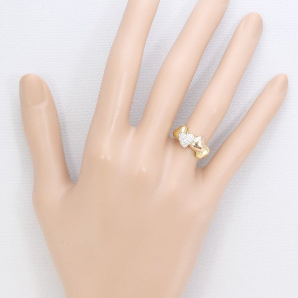18K Yellow Gold, White Gold & Pink Gold Diamond Ring for Women - Elegant Wedding, Engagement & Anniversary Jewelry Gift