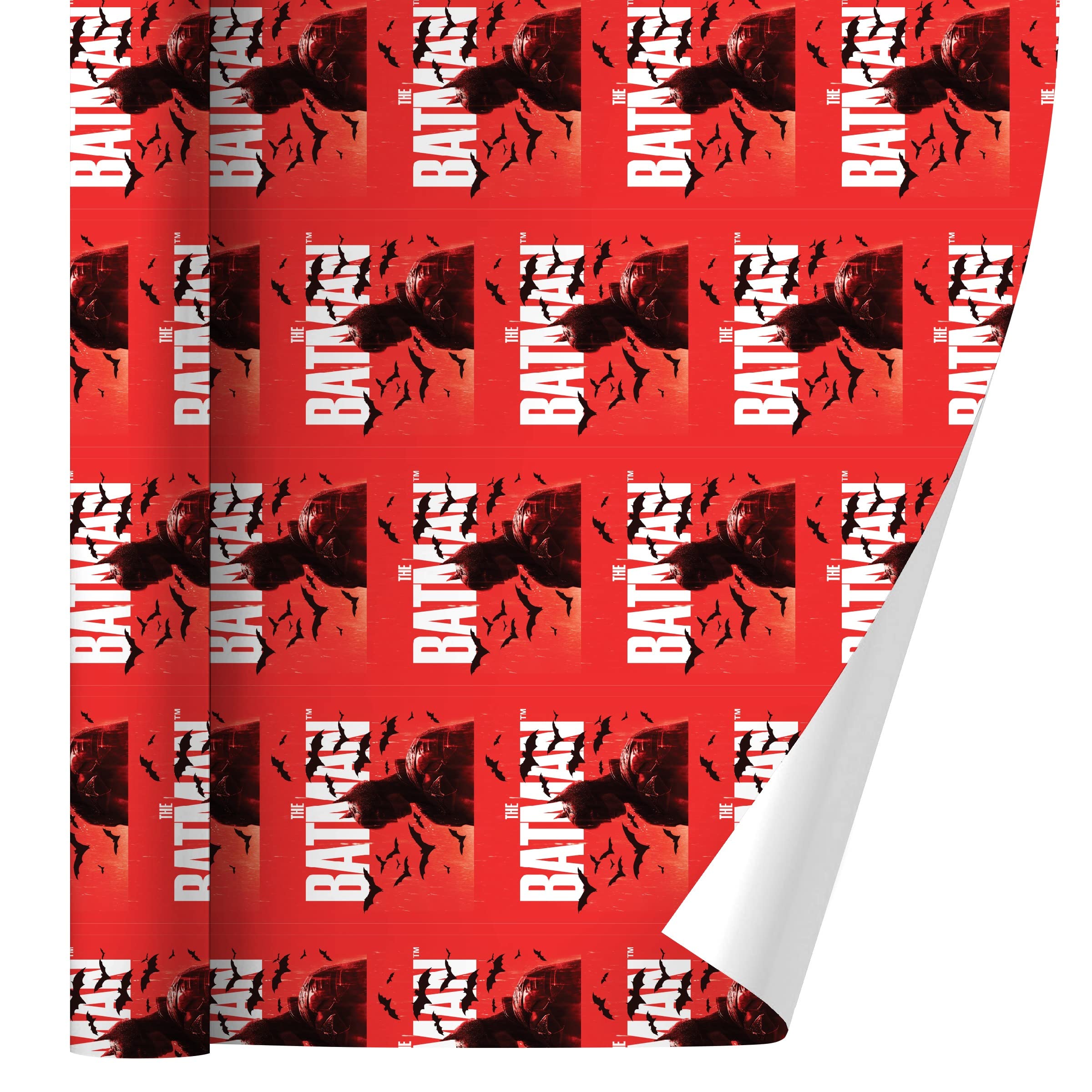 The Batman Gift Wrap - Premium Wrapping Paper Rolls for Birthday, Christmas & Party Gifts - DC Comics Superhero Theme - Perfect for Comic Fans & Collectors