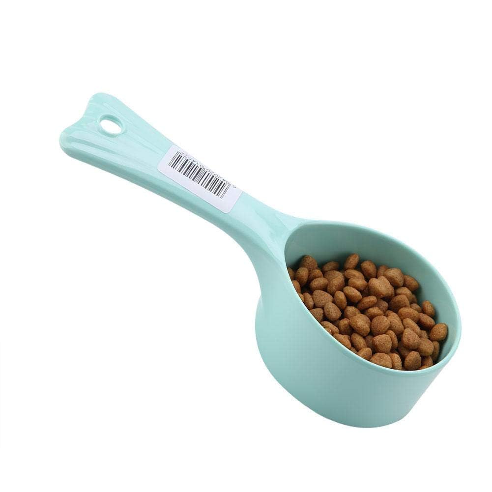 Agatige 1 Cup Plastic Pet Food Scoop - Measuring Cup for Dog, Cat & Bird Food - Ergonomic Handle for Easy Scooping - Perfect for Meal Prep, Travel & Storage