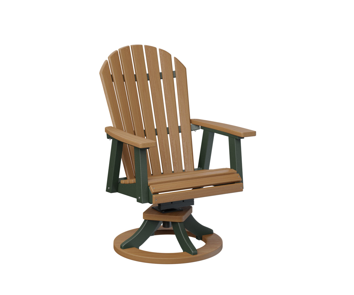 Berlin Gardens Comfo Back Swivel Rocker Dining Chair - Ergonomic Outdoor Patio Furniture for Relaxing & Dining - Perfect for Backyard, Garden, Poolside & Deck Use