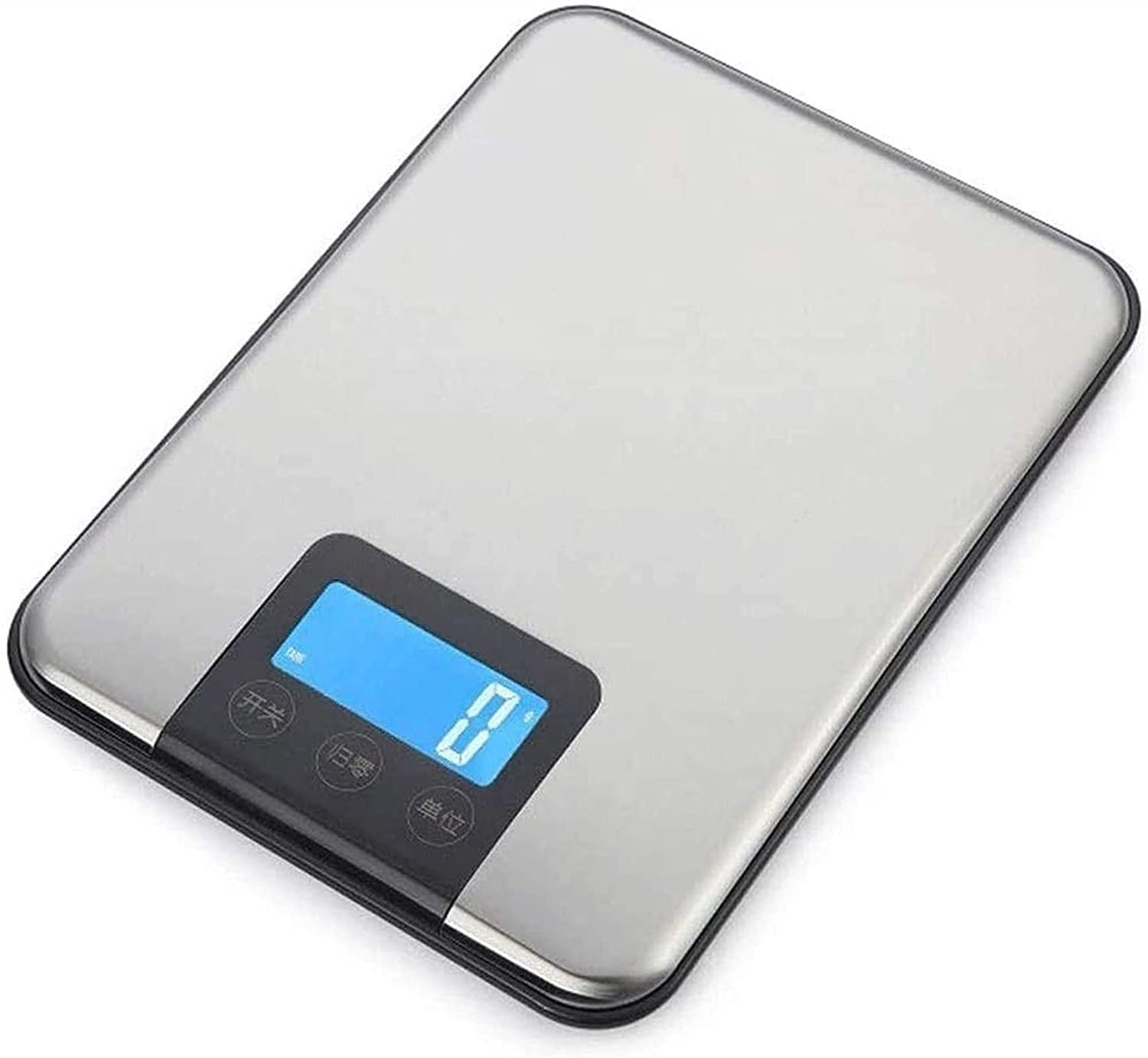 22lb Digital Food Scale with 1g/0.1oz Precision - Stainless Steel Kitchen Scale for Cooking, Baking, Meal Prep & Portion Control | Measures in Grams & Ounces