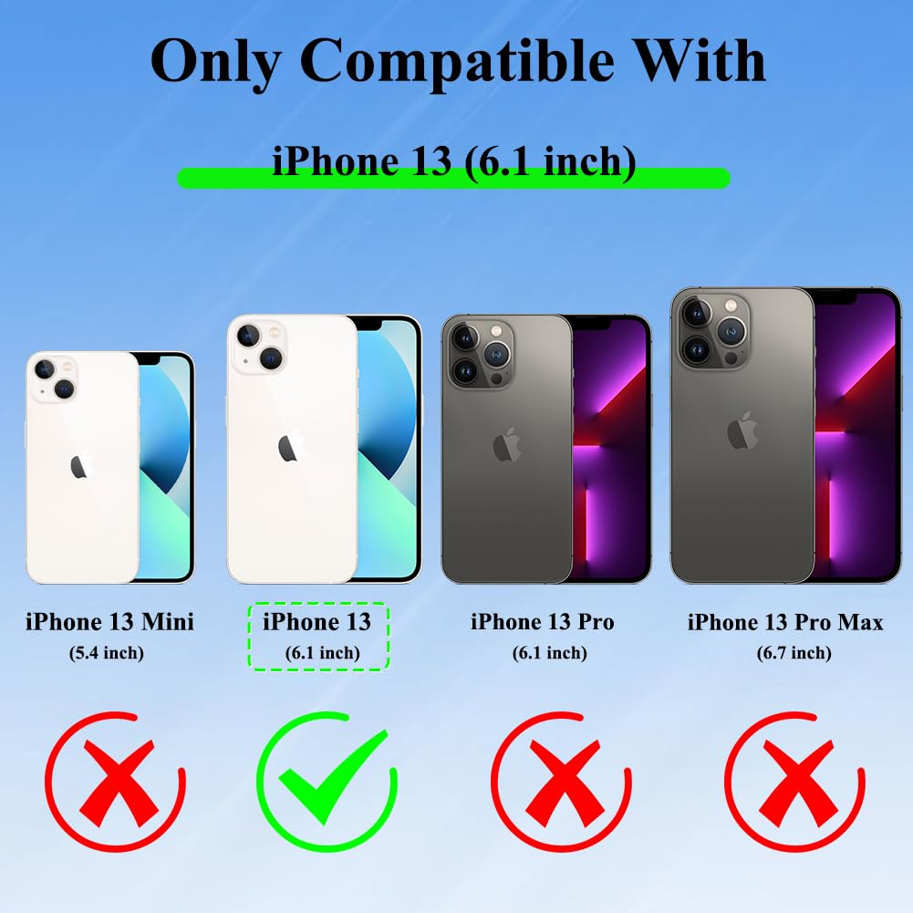 Fiyart Magnetic Case for iPhone 13 (6.1
