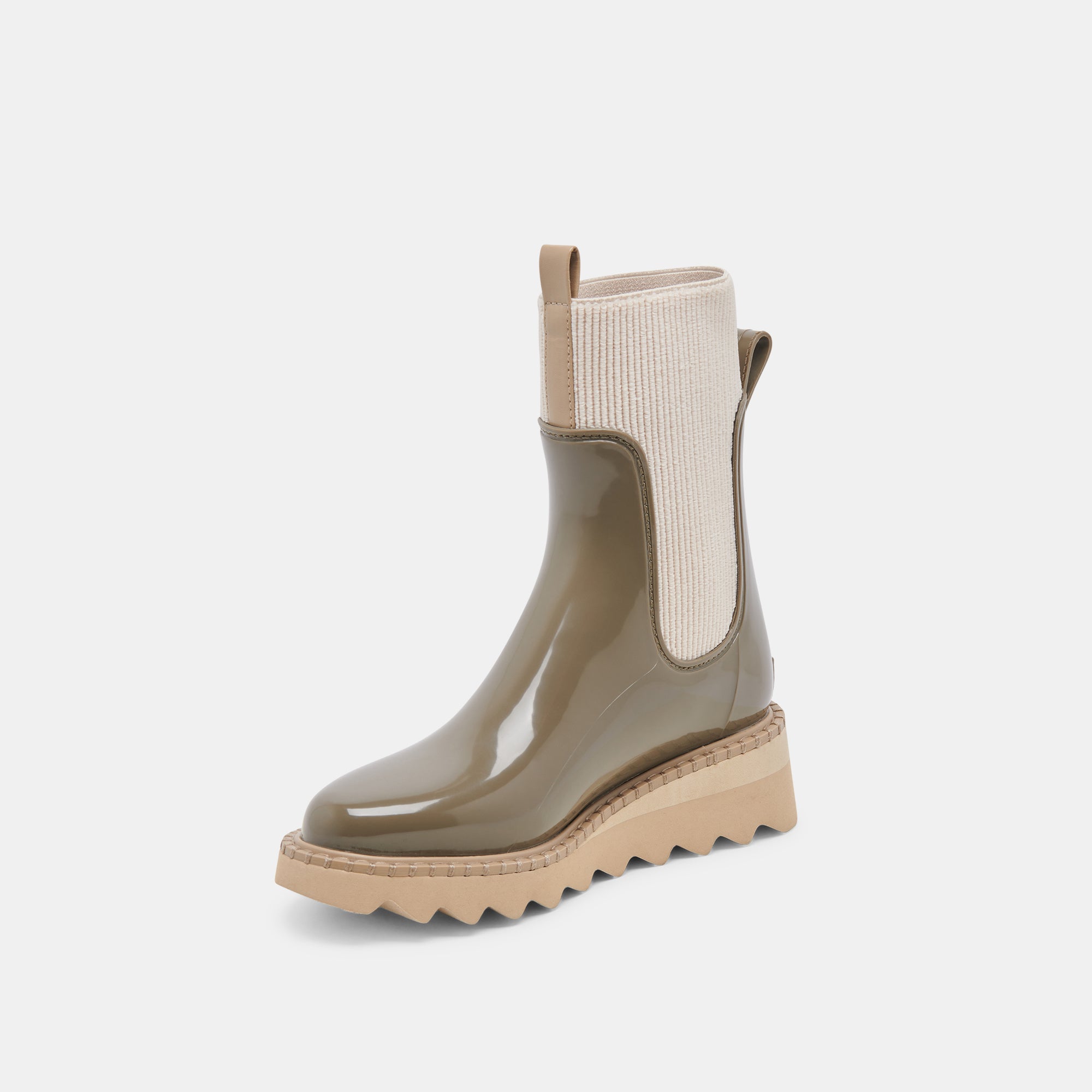 TROPIC H2O Waterproof Rain Boots for Women - DK Moss Patent Leather Style - Stella Collection | Perfect for Gardening, Hiking & Outdoor Adventures