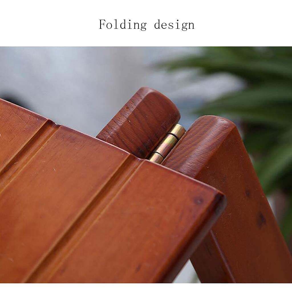 Foldable Wooden Step Stool for Kitchen, Garden & Home Use - Portable Ladder Stool for Kids & Adults - Multi-Purpose Plant Stand & Household Stair Chair - Perfect for Reaching High Shelves, Gardening & Home Decor
