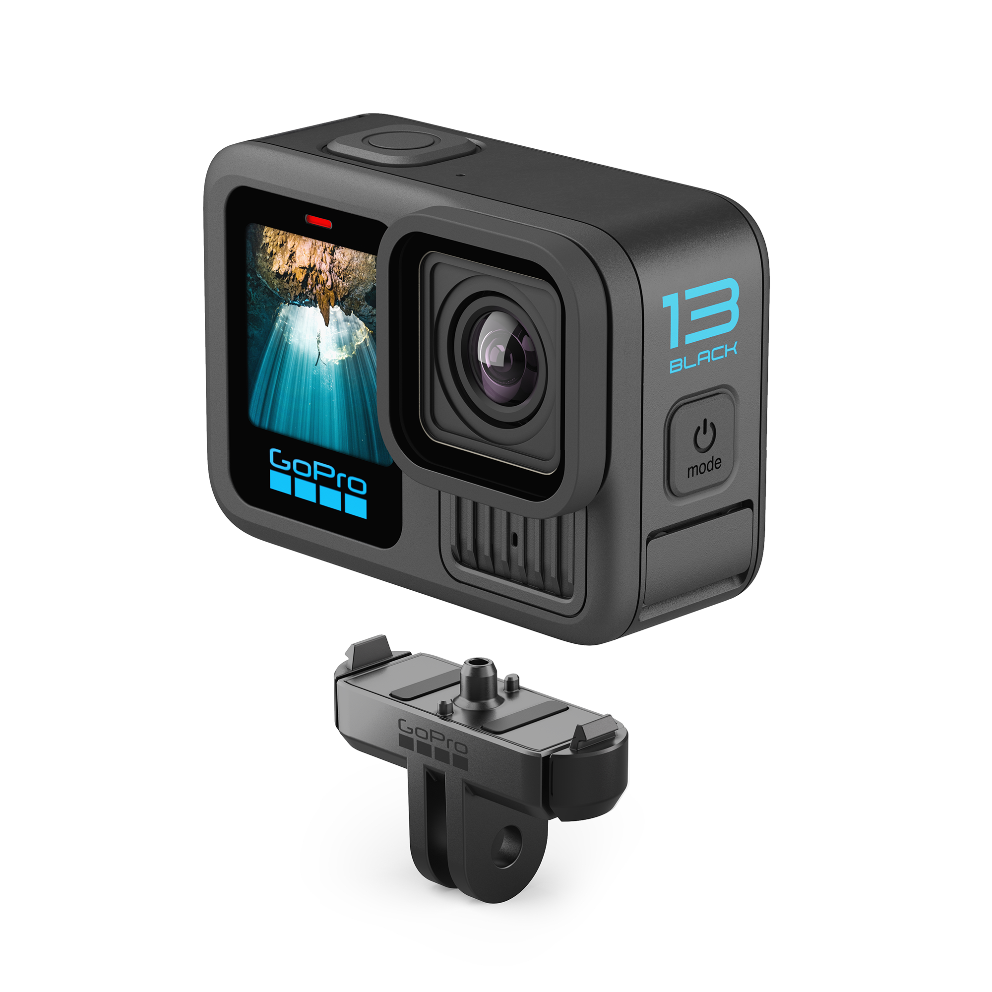 GoPro Magnetic Latch Mount for HERO13 Black - Secure Hands-Free Camera Mount for Action Shots, Vlogging & Adventure Sports