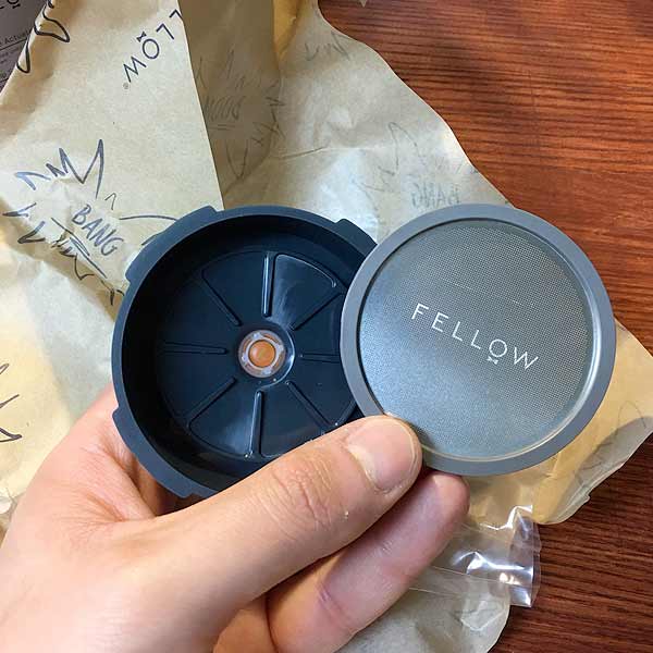 Fellow Prismo Espresso Coffee Filter Attachment - Compatible with AeroPress for Barista-Quality Coffee at Home or Office