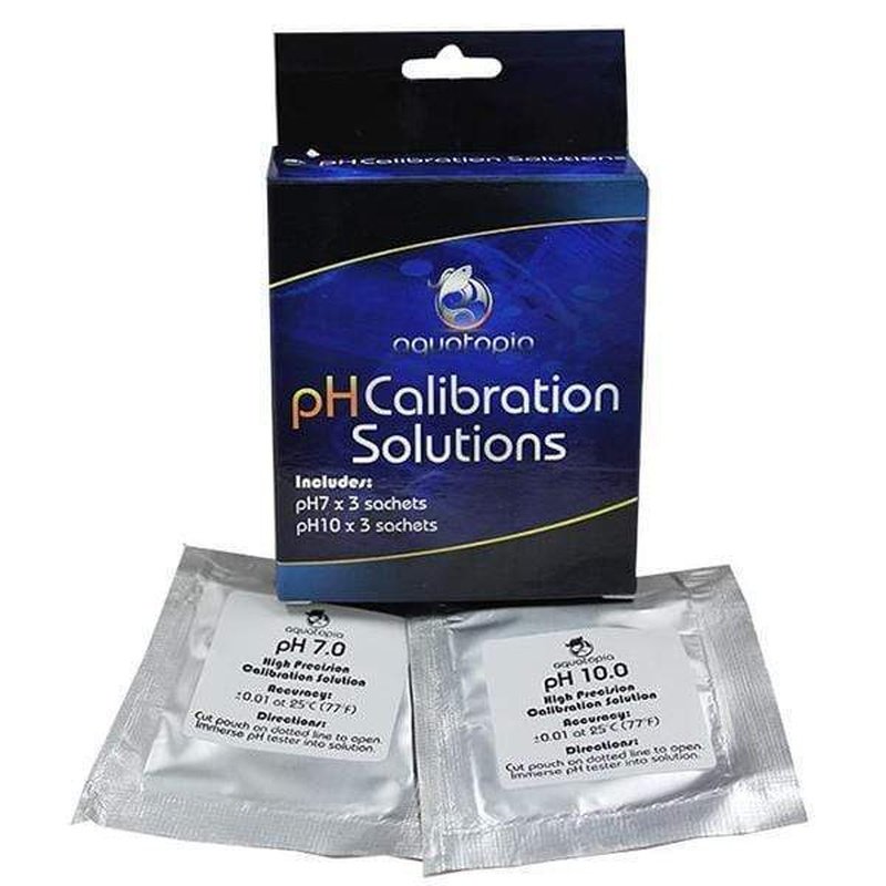 Aquatopia pH Calibration Solution Kit - 7.01 & 4.01 Buffer Solutions for pH Meters | Accurate Water Testing for Pools, Hydroponics & Aquariums