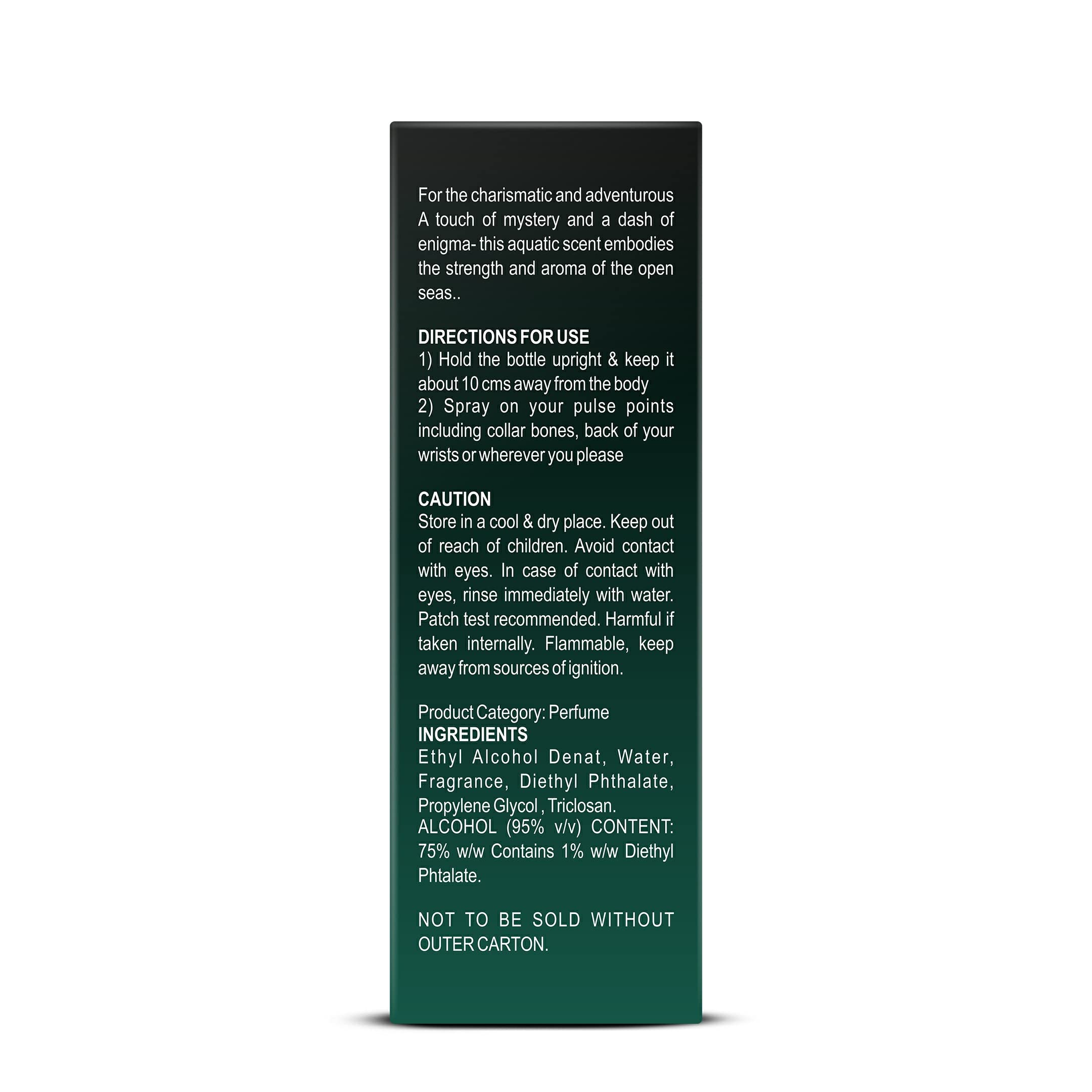 Beardo Mariner Eau De Parfum for Men - 50ml Long Lasting Fresh Aquatic Cologne | Premium Daytime Fragrance & Body Spray | Valentine's Day Gift for Husband, Boyfriend & Men | Perfect for Office, Date Night & Special Occasions
