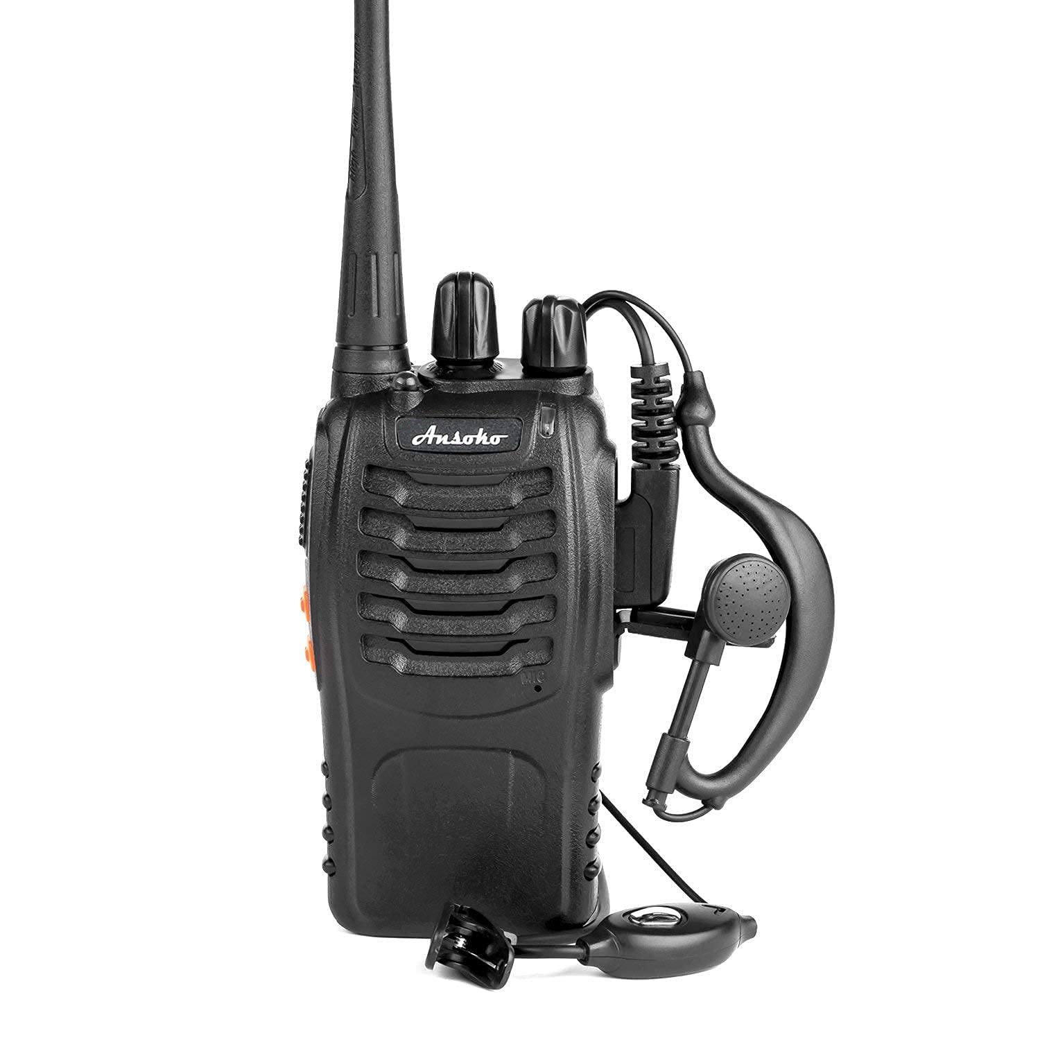 Long Range Walkie Talkies for Adults - Rechargeable Two Way Radios with 16 UHF Channels, 4-Pack - Ideal for Hiking, Camping, Construction & Outdoor Adventures
