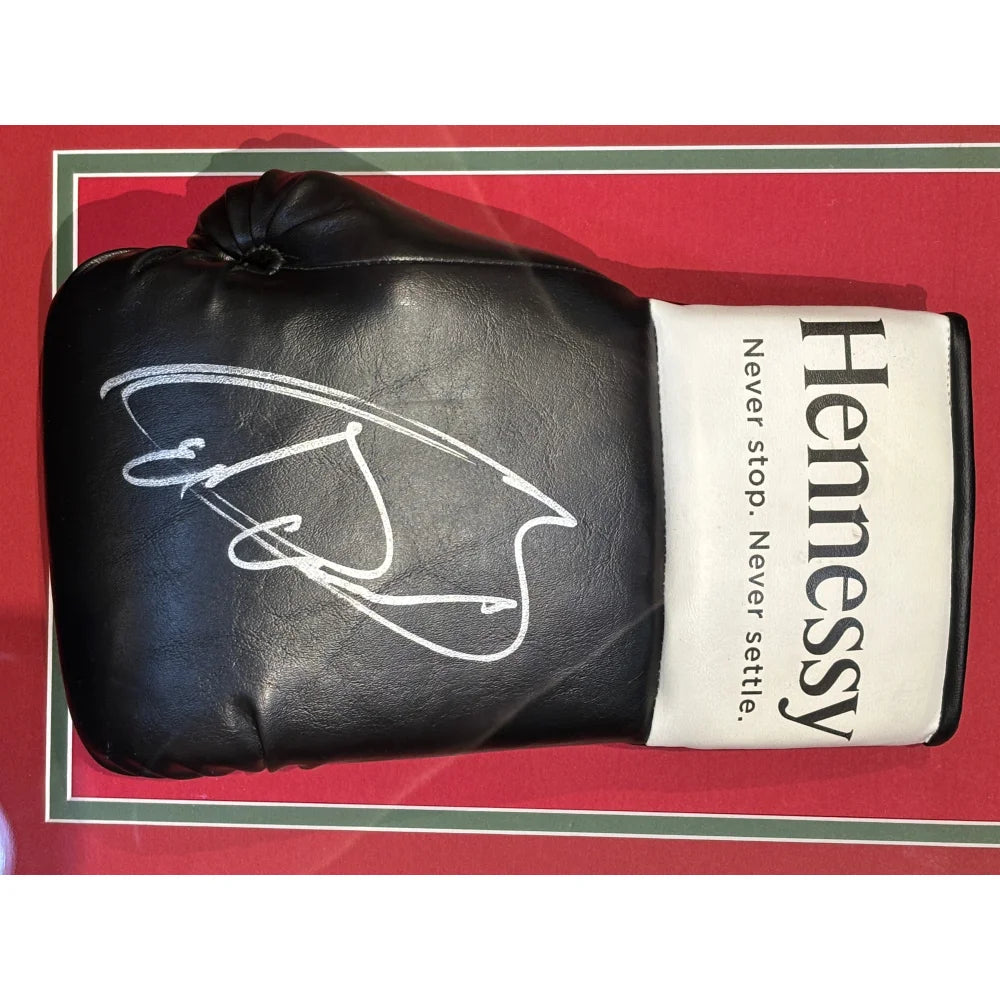 Authentic Canelo Alvarez Autographed Boxing Glove & Photo Collage - Framed with JSA COA - Perfect for Boxing Fans & Sports Memorabilia Collectors