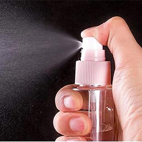 MAX HOME Plastic Travel Cosmetic Bottles Set - Leak-Proof Squeeze Spray Bottles for Makeup, Skincare & Toiletries | Portable Liquid Containers for Shampoo, Lotion & Essential Oils | Perfect for Travel, Gym & Home Use