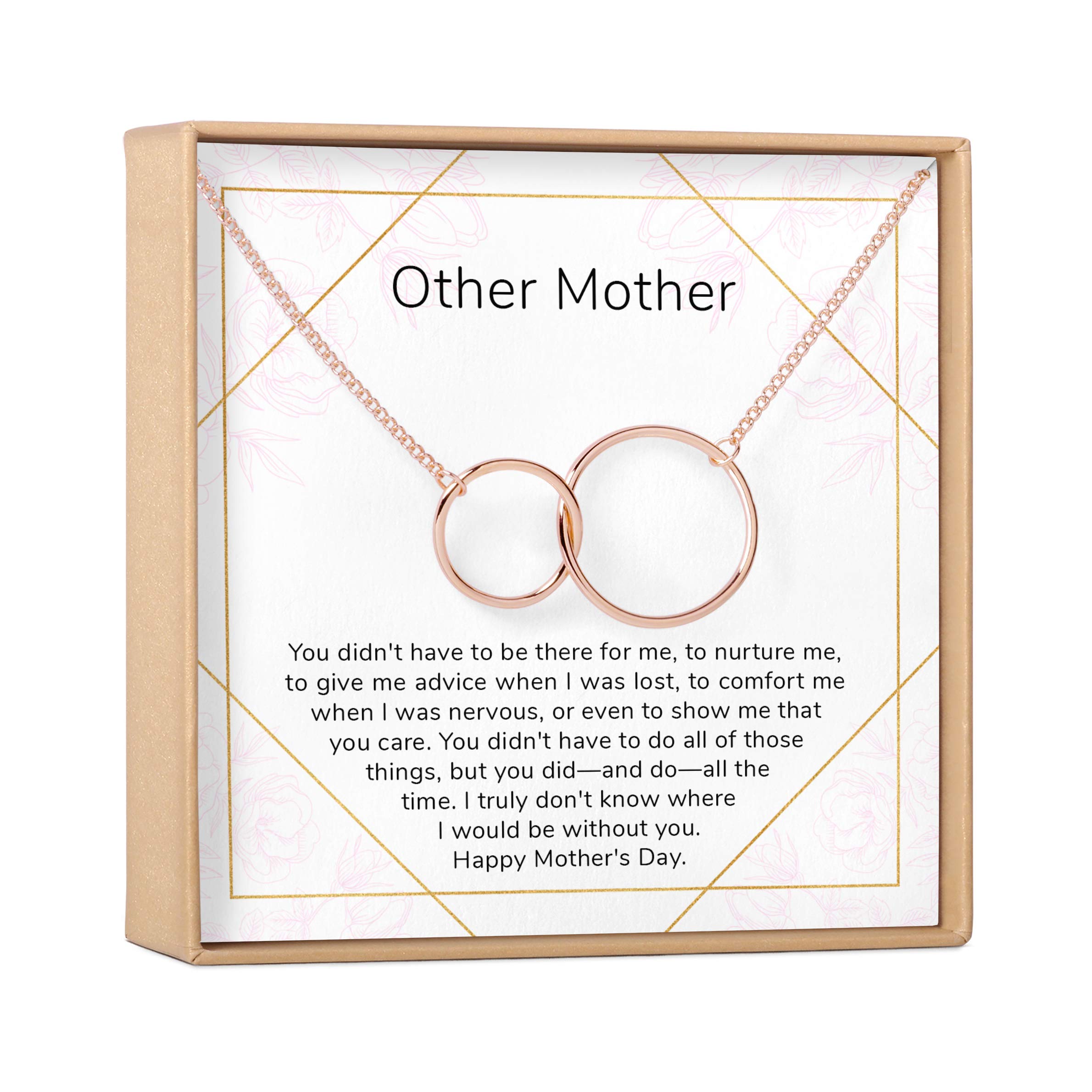 Stepmom Necklace - Elegant Heart Pendant Jewelry Gift for Birthday, Christmas, Mother's Day | Perfect for Stepmothers, Bonus Greeting Card Included