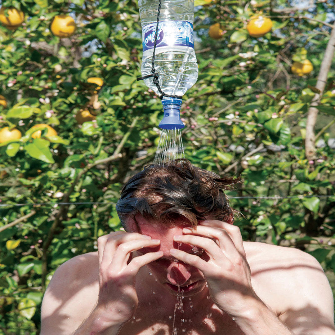 Lifeventure Travel Bottle Shower - Leak-Proof Portable Shower for Camping, Hiking & Outdoor Adventures - Compact & Lightweight for Easy Travel
