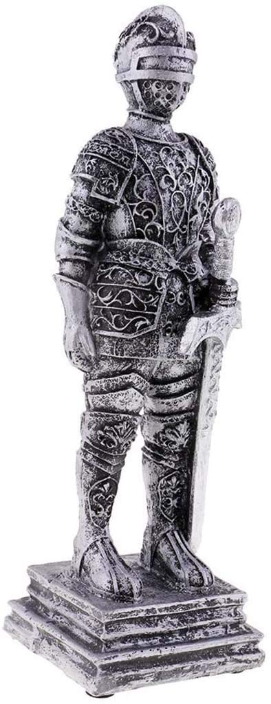 Vintage Roman Soldier Statue Sculpture - 11.4