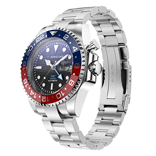 Silver+Black-Blue Dial