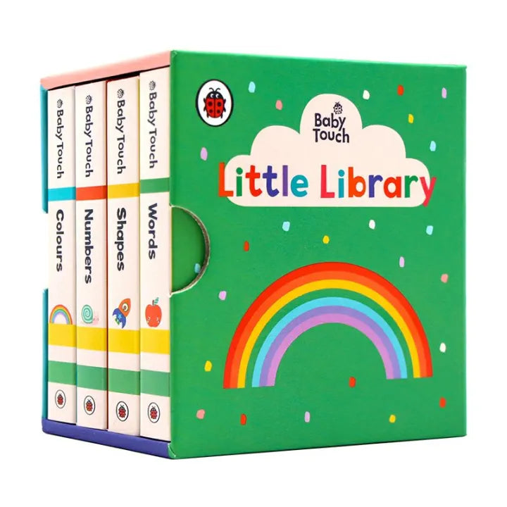Baby Touch Little Library - Soft Sensory Books for Infants & Toddlers | Early Learning & Interactive Playtime