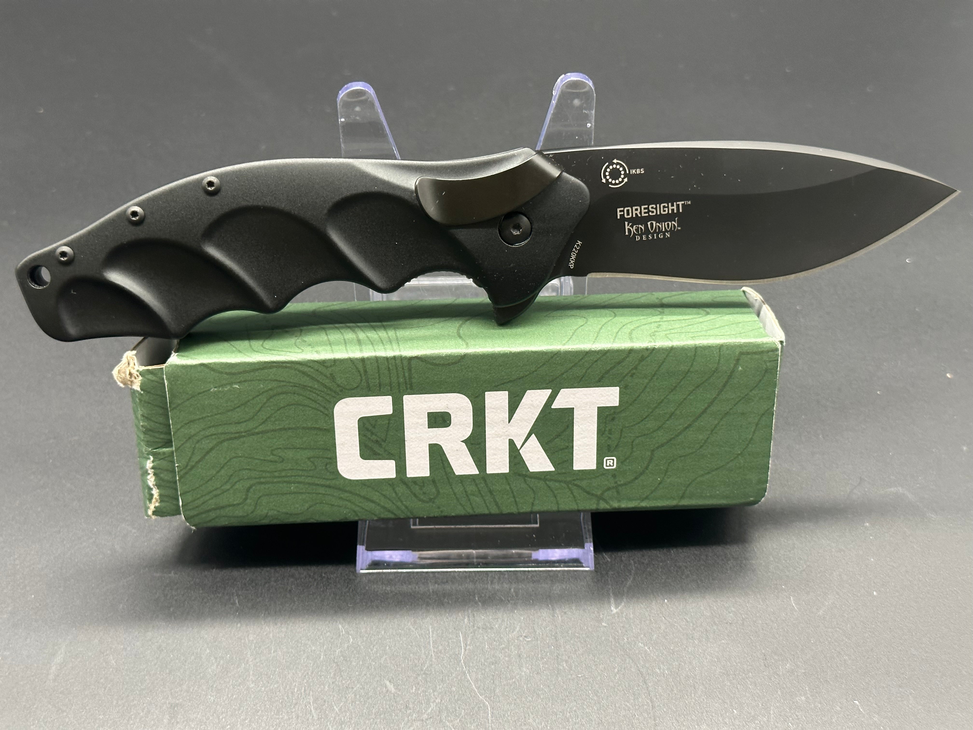 CRKT Foresight K220KVP Folding Pocket Knife - EDC Tactical Knife for Outdoor Camping, Hiking & Survival Gear