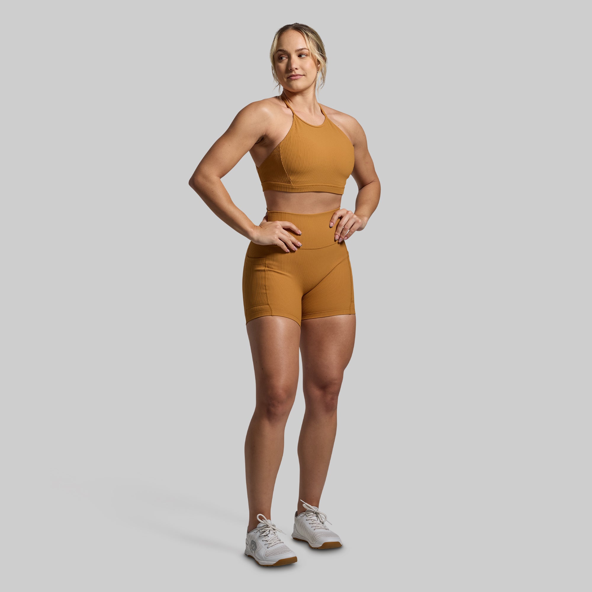 All or Nothing Short Set (Biscuit) - Women's Casual Lounge & Sleepwear Set - Perfect for Home Relaxation, Yoga, and Summer Outfits