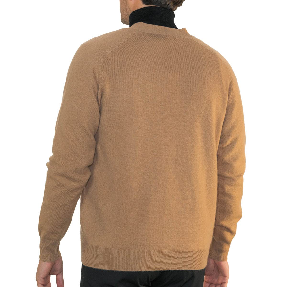 Luxury Men's Pure Cashmere Classic Cardigan Sweater - Soft & Warm Winter Knitwear for Office, Travel & Casual Outfits