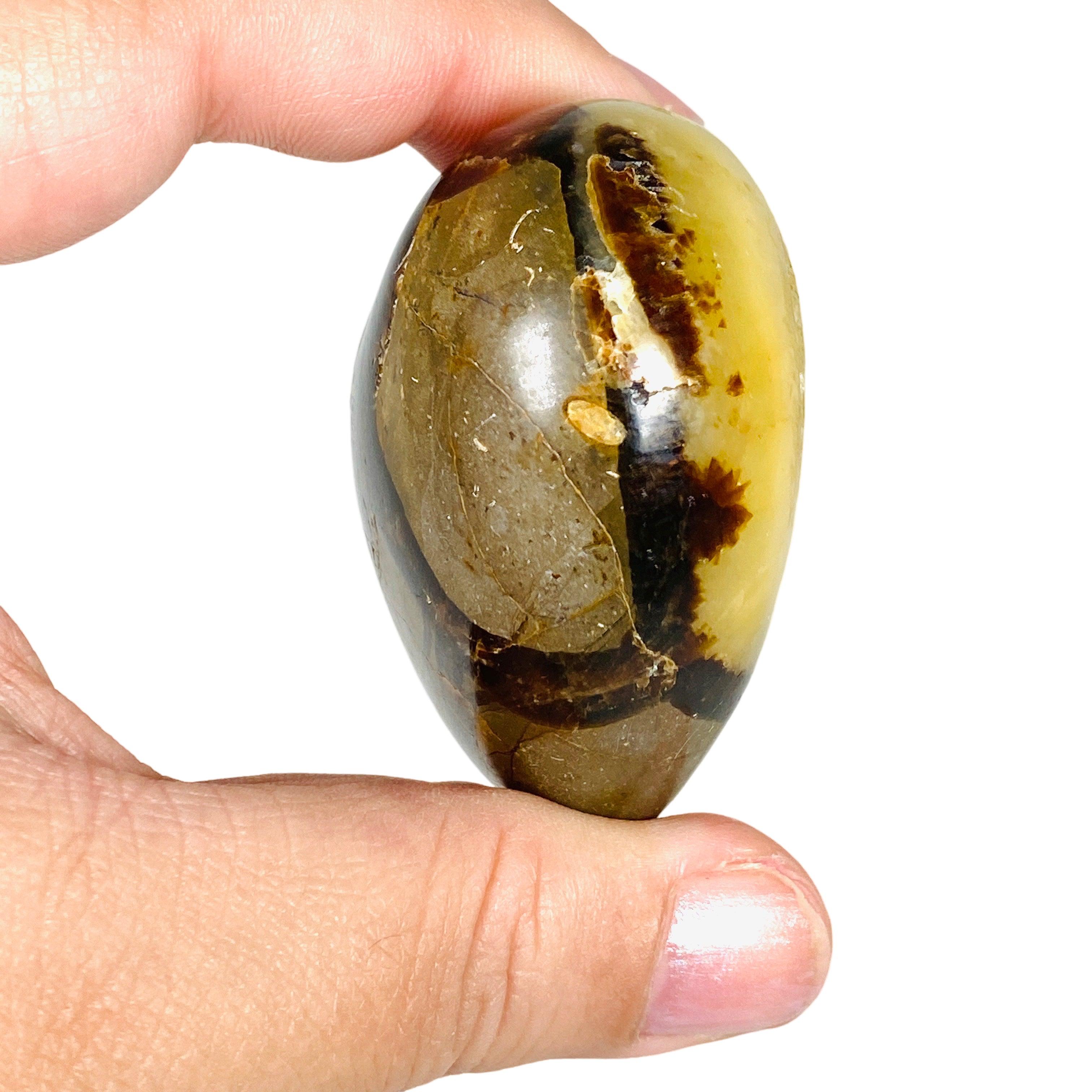 Septarian Jasper Heart SEJH 01 - Natural Stone Crystal for Healing, Meditation & Jewelry Making - Perfect for Home Decor, Spiritual Gifts & Energy Work