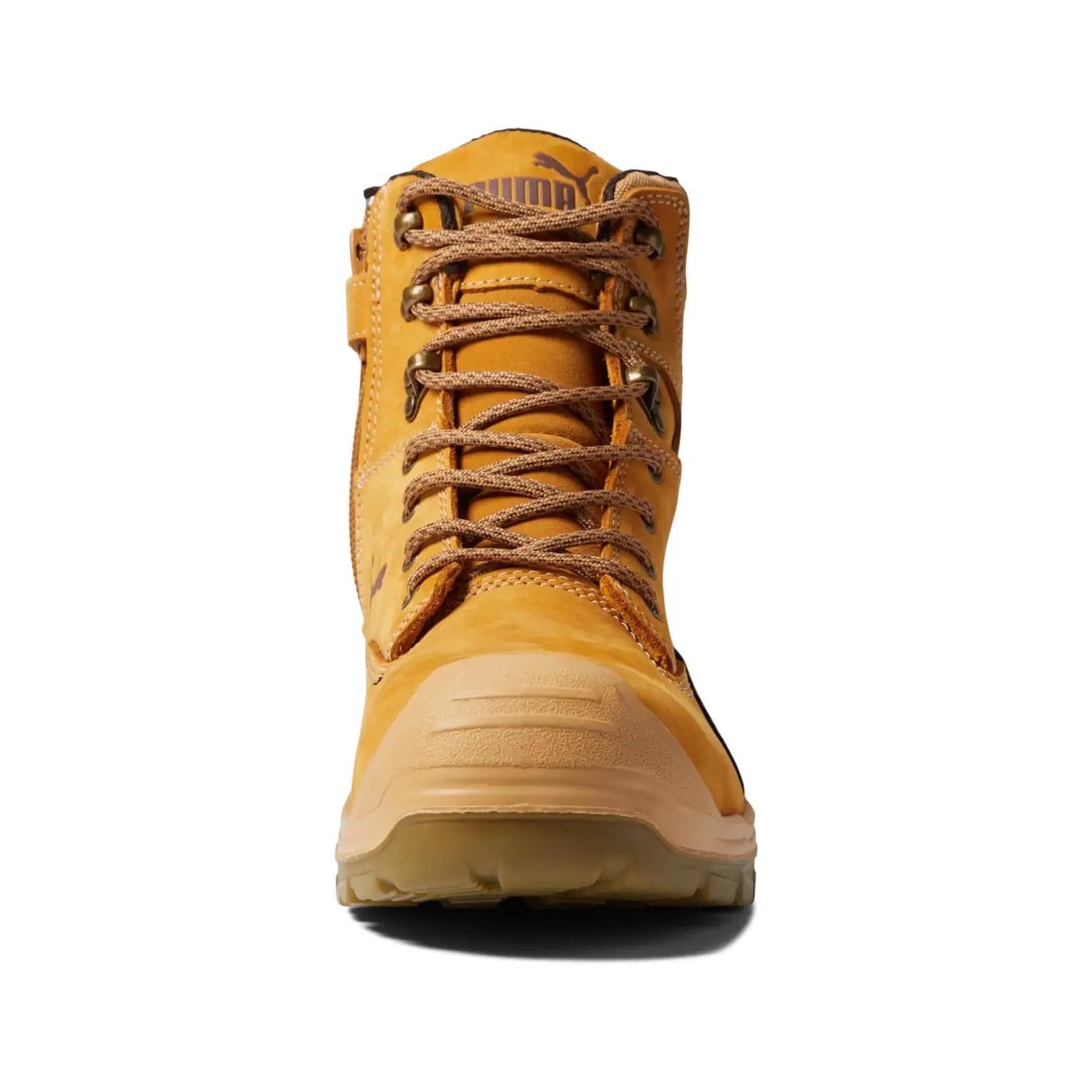 Conquest CTX Men's Waterproof Composite Toe Work Boots - Wheat - Durable Safety Shoes for Construction, Warehouse & Outdoor Work