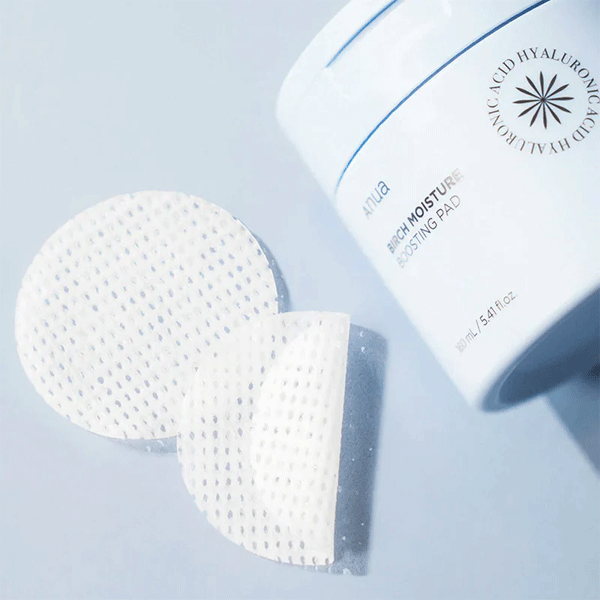 Anua Birch Moisture Boosting Facial Pads - 70 Count | Hydrating & Soothing Korean Skincare for Dry & Sensitive Skin | Perfect for Daily Toner Application & Pre-Makeup Prep
